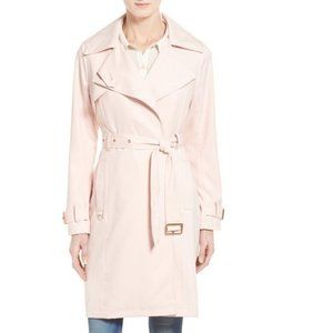 French Connection Pink Blush Trench Coat Small
